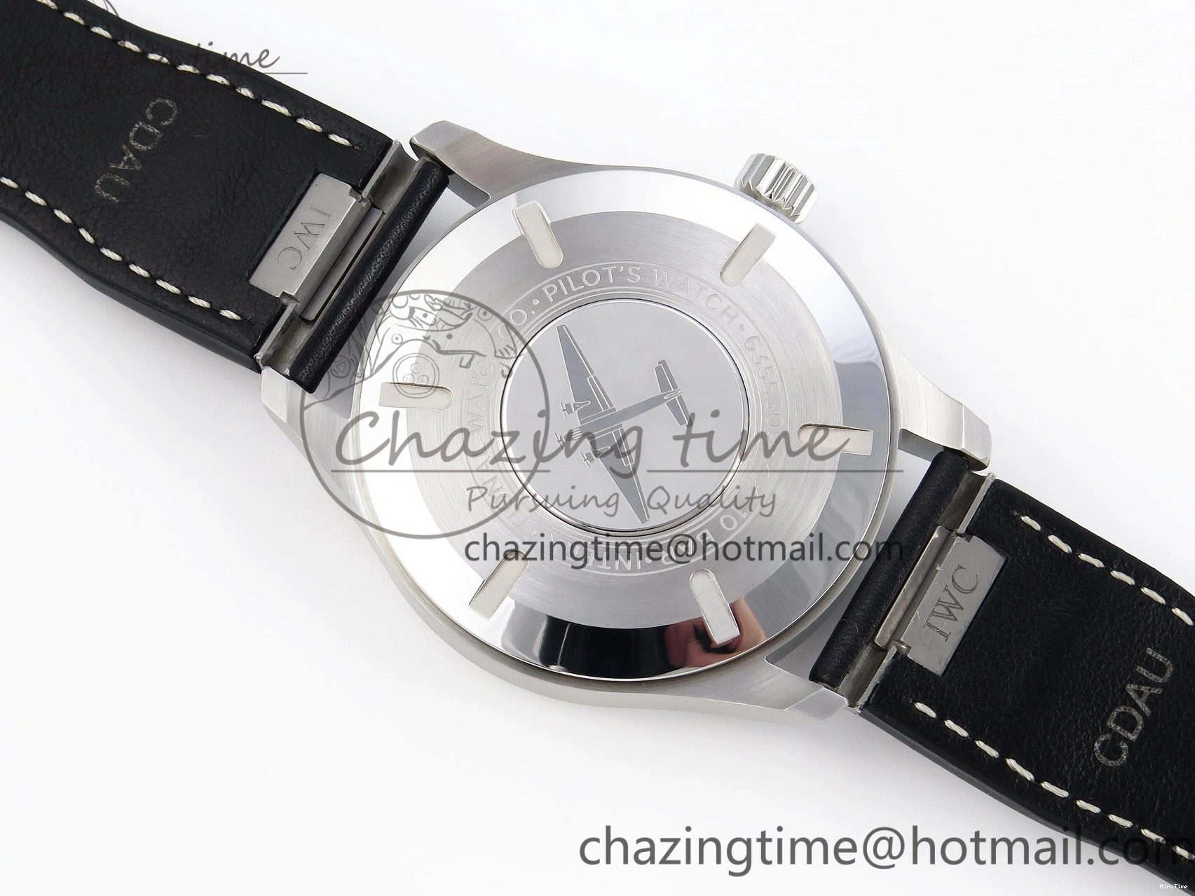 MIROTIME 1231 Pilot Mark XX IW328203 ZF 1:1 Best Edition Blue Dial on Dark Blue Leather Strap A Snug 7024